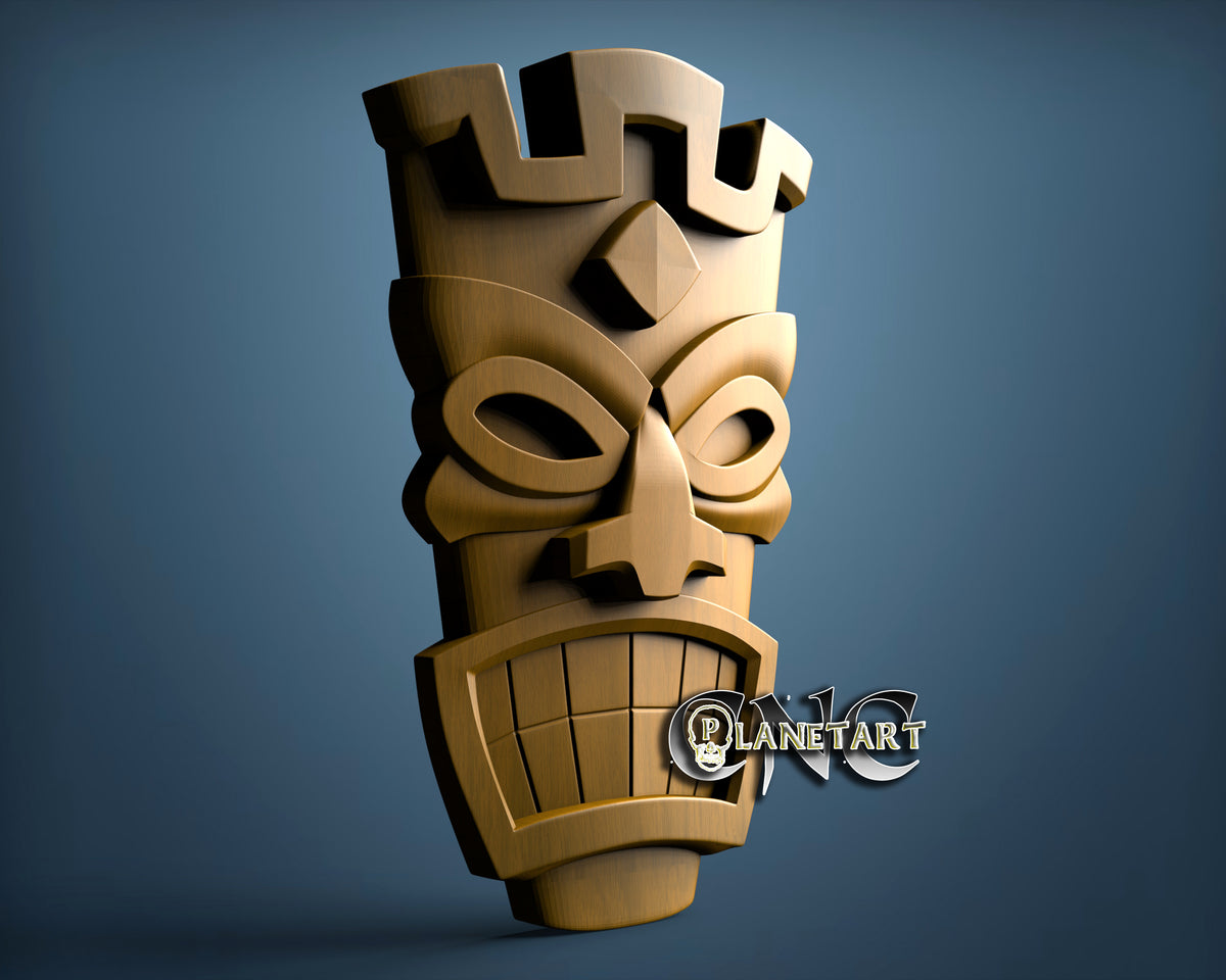 Tiki Mask, 3D STL Model 9960 – Cnc Planet Art