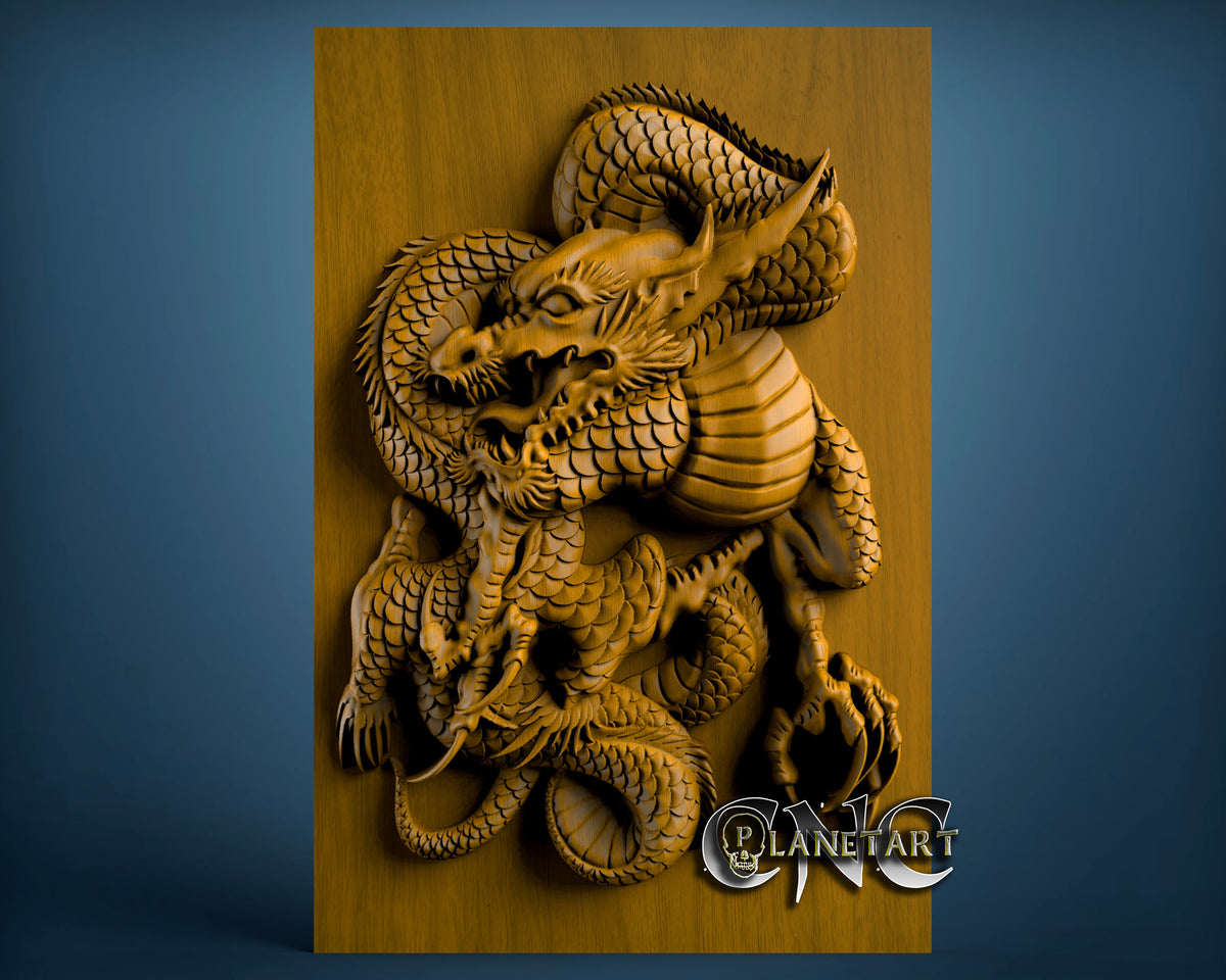 Dragon, 3D STL Model 1001 – Cnc Planet Art