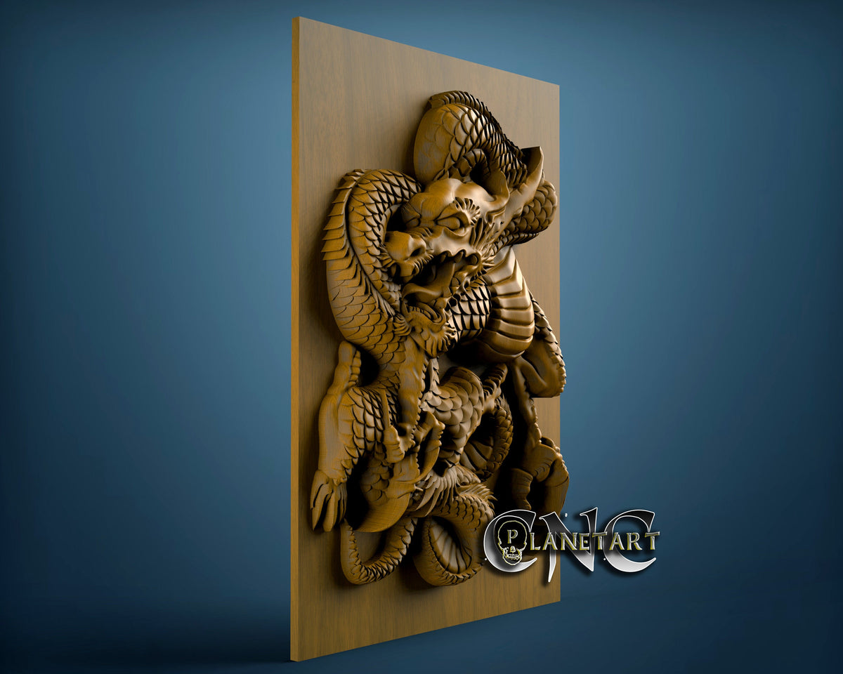 Dragon, 3D STL Model 1001 – Cnc Planet Art