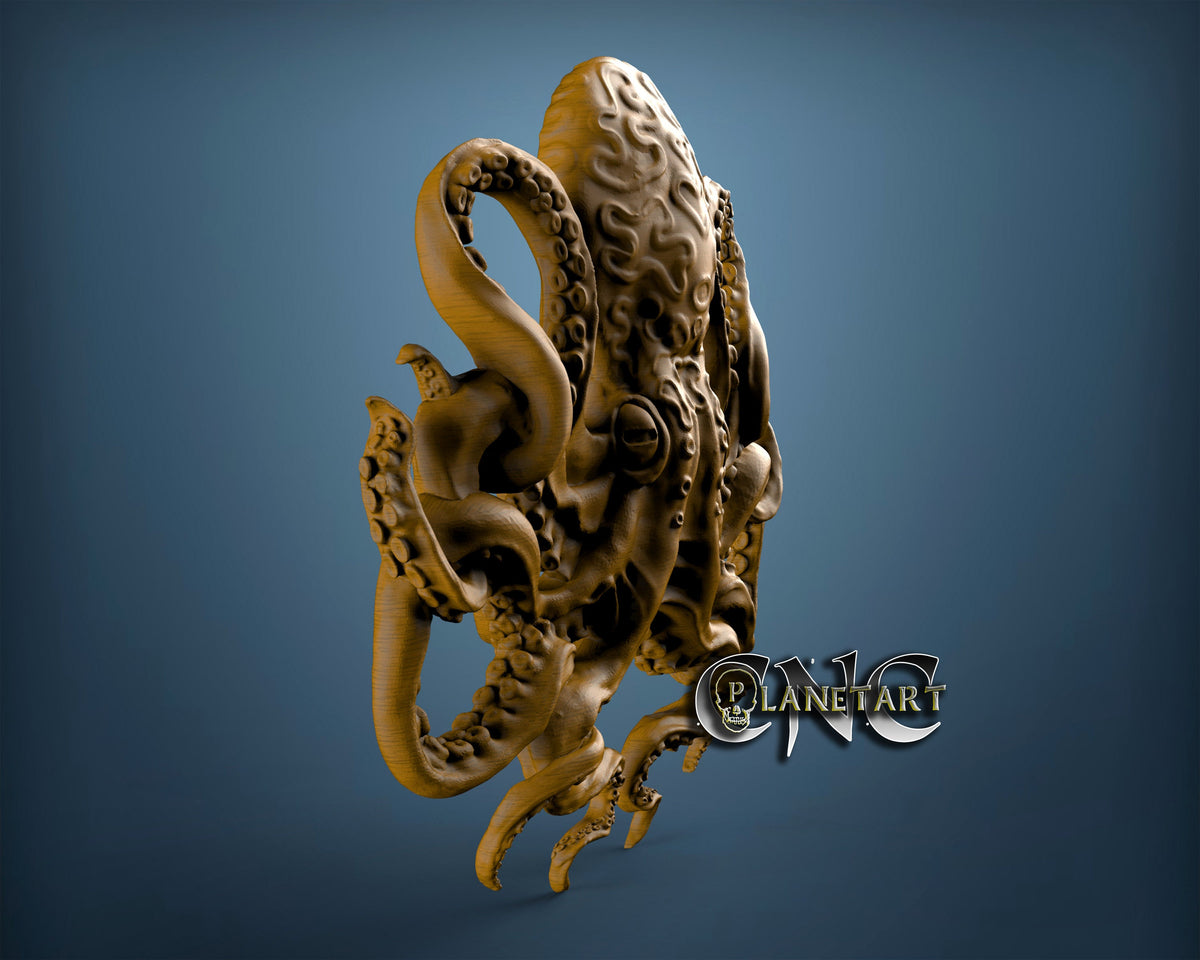 Octopus Chip Clip by Triple G Workshop, Download free STL model