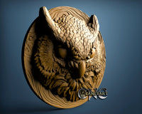 Owl, 3D STL Model 0990