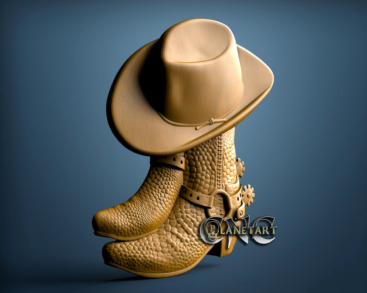 Cowboy v2, 3D STL Model 10109 – Cnc Planet Art