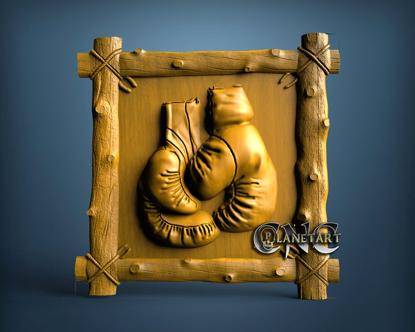 Boxing Gloves, 3D STL Model 10244