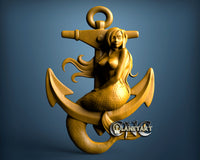 Mermaid, 3D STL Model 11276