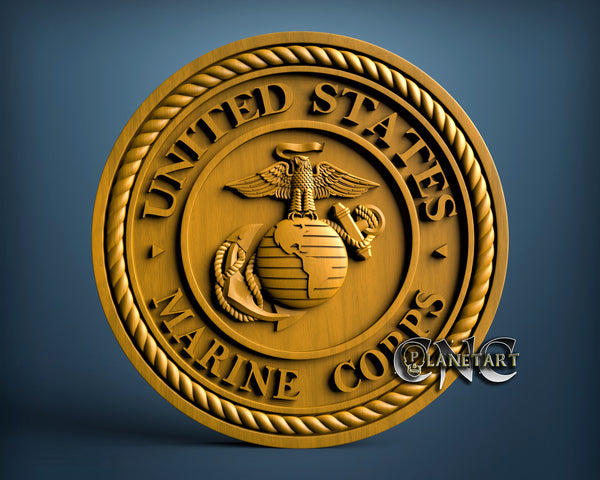 Marine Corps, 3D STL Model 11353