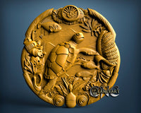 Turtle Sea Life, 3D STL Model 11369