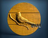 Cardinal Bird, 3D STL Model 11371