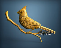 Cardinal Bird V2, 3D STL Model 11372