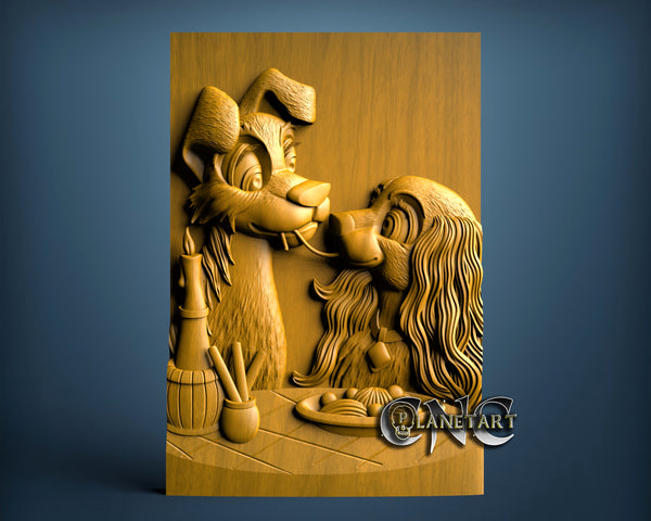 Lady and Trump, 3D STL Model 11385