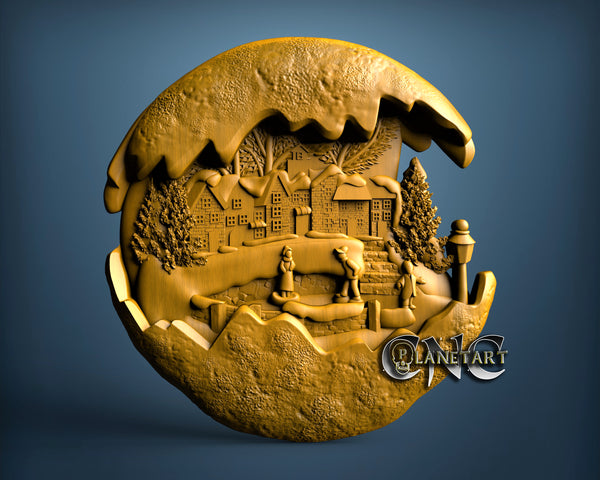 Christmas Ornament,  3D STL Model 11388