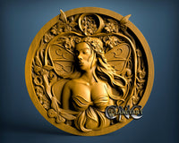 Fairy Butterfly, 3D STL Model 11391