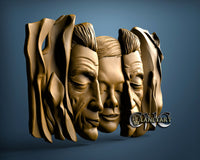 Faces, 3D STL Model 11393