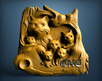 Cats, 3D STL Model 11416