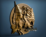 American Cowgirl, 3D STL Model 11417