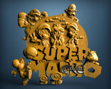 Super Mario, 3D STL Model 11426