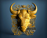 Bull, 3D STL Model 11444