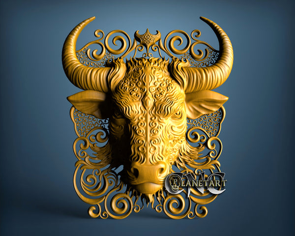 Bull, 3D STL Model 11444