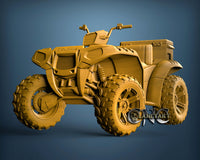 Motor Bike, 3D STL Model 11445