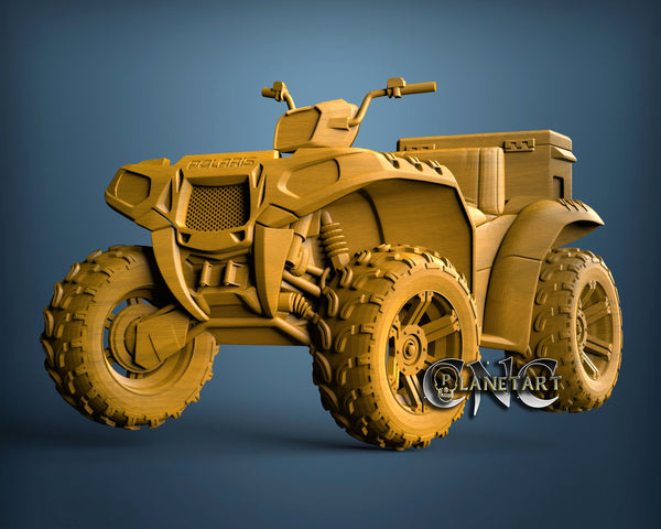 Motor Bike, 3D STL Model 11445