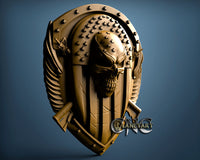 Veteran Skull Shield, 3D STL Model 11463