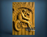 Skull Biker, 3D STL Model 11481