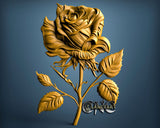 Rose, 3D STL Model 11516