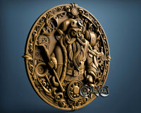 Steampunk Santa Claus, 3D STL Model 11523