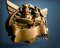 Mickey Mouse, 3D STL Model 11527