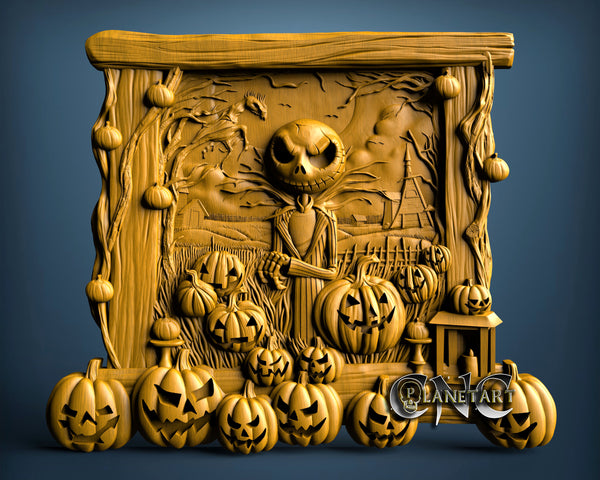 Jack Skeleton Halloween, 3D STL Model 11528