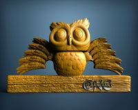 Owl, 3D STL Model 11540