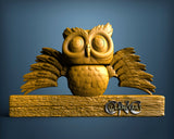 Owl, 3D STL Model 11540