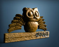 Owl, 3D STL Model 11540