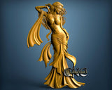 Indian Girl, 3D STL Model 11549