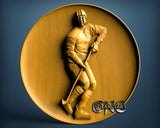 Hockey Player, 3D STL Model 11580