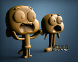 Gumball and Darwin, 3D STL Model 11581