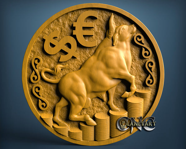 Bull,3D STL Model 11586