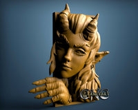 Devil Girl, 3D STL Model 11611