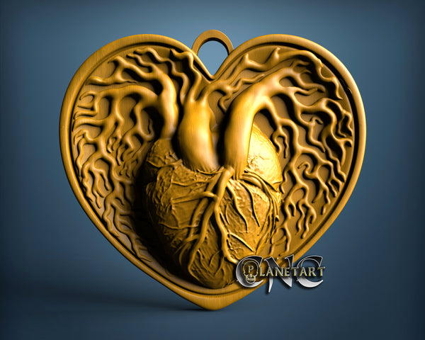 Heart, 3D STL Model 11613