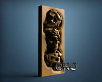 Skulls & Snakes, 3D STL Model 11635