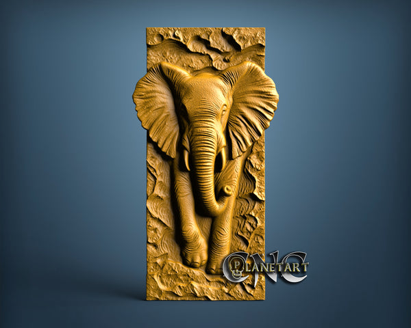 Elephant, 3D STL Model 11643