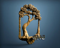 Bonsai  Photo Frame, 3D STL Model 11645