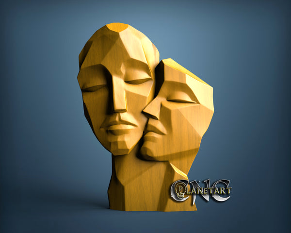 Couple Tenderness, 3D STL Model 11646