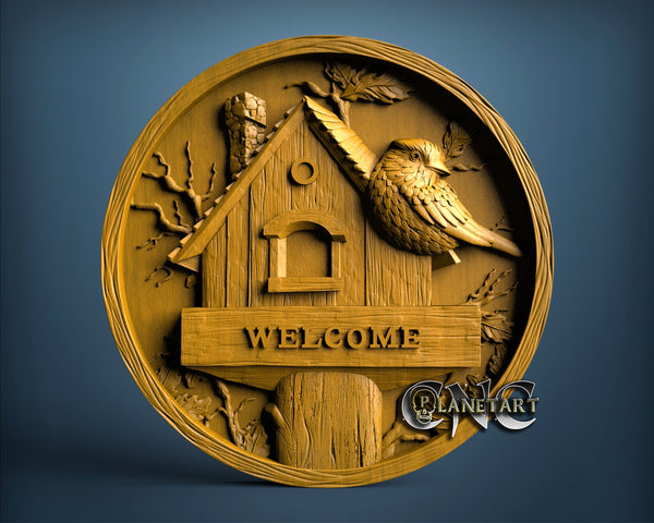 Bird House, 3D STL Model 11657