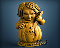 Halloween Chuck, 3D STL Model 11659