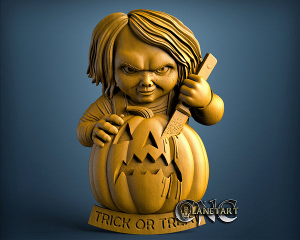 Halloween Chuck, 3D STL Model 11659