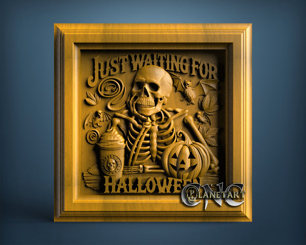 Skeleton Halloween, 3D STL Model 11662