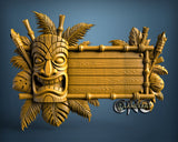 Tiki Table, 3D STL Model 11663