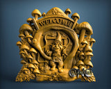 Gnome Welcome, 3D STL Model 11664