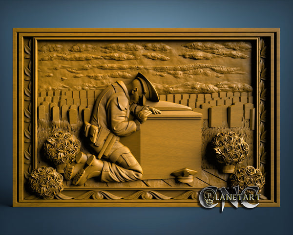 Fallen Soldiers Graves, 3D STL Model 11667