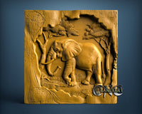 Elephant, 3D STL Model 11675